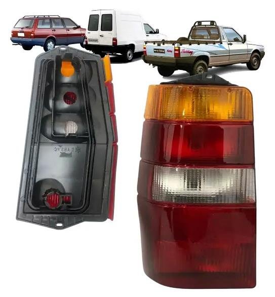 Lanterna Traseira Bicolor Lado Esquerdo  Fiat Prmio e Elba (Ate 1992)