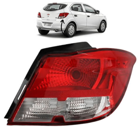 lanterna traseira Chevrolet Onix bicolor lado direito para os modelos de 2012 a 2016