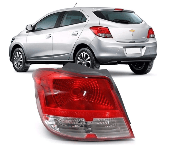 lanterna traseira Chevrolet Onix bicolor lado Esquerdo para os modelos de 2012 a 2016