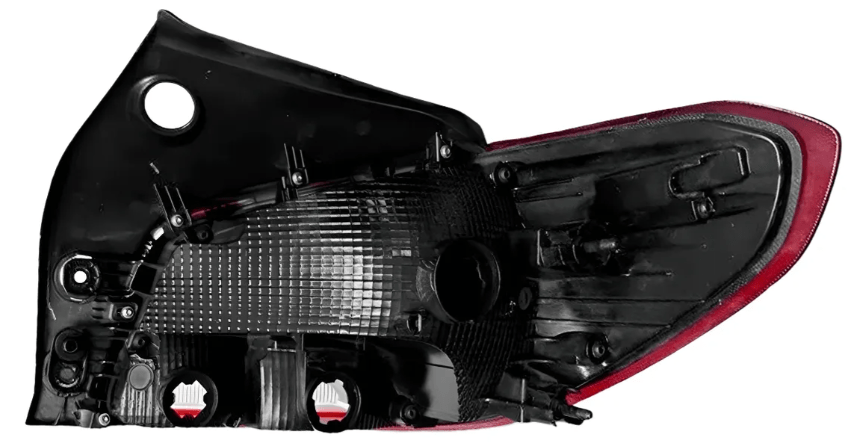 Lanterna Traseira Chevrolet Onix Hatch 2020 a 2025, Sem Led Bicolor lado Esquerdo.