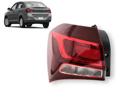 Lanterna Traseira Cobalt 2017 Ate 2020 Canto Bicolor Lado Esquerdo