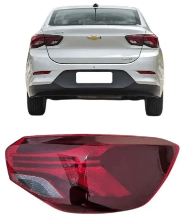 Lanterna Traseira de canto Chevrolet Onix Sedan (onix plus), Lado Direito 2020 a 2025 bicolor.