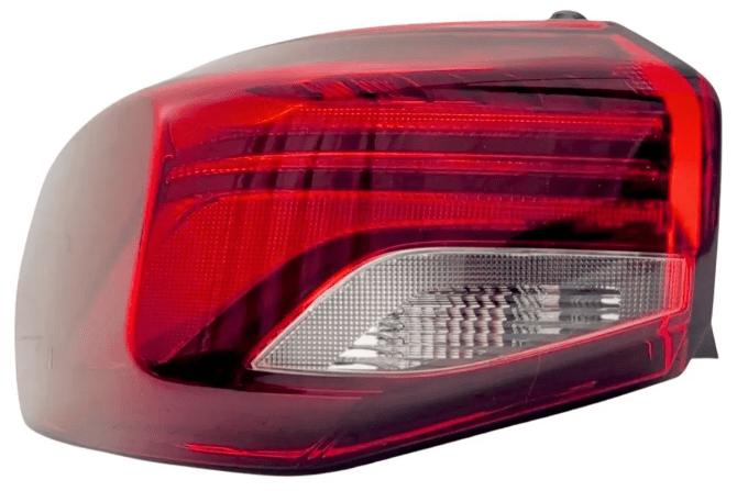 Lanterna Traseira de canto Onix Sedan (onix plus) Sem Led, Lado Esquerdo 2020 a 2025 bicolor.