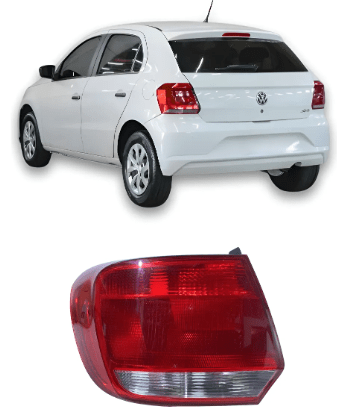 Lanterna Traseira Gol G6 Bicolor Lado Esquerdo Valeo 2013 Ate 2016