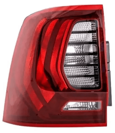 Lanterna Traseira para Renault Oroch dos anos 2016 a 2021, bicolor e lado esquerdo.