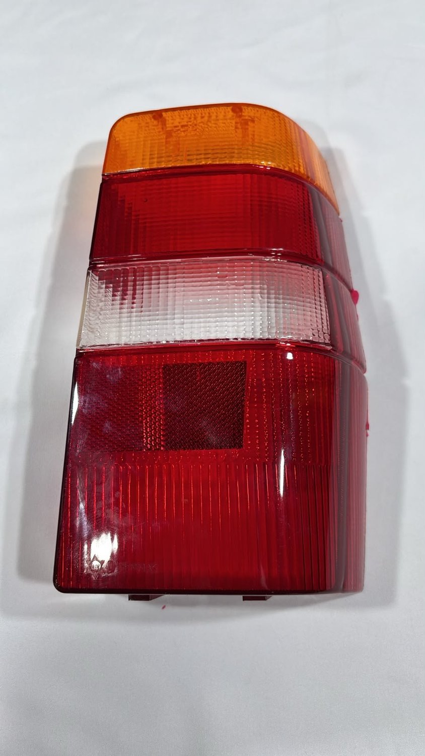 Lente de Lanterna Traseira Tricolor Fiat Fiorino/Elba (Modelo Carto) - Lado Direito 1986 a 1997