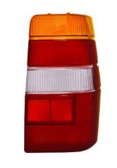 Lente de Lanterna Traseira Tricolor Fiat Fiorino/Elba (Modelo Carto) - Lado Esquerdo | 1986 a 1997
