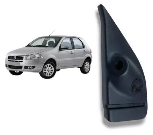 Acabamento Interno do Retrovisor Palio 2 Portas 2001 Com Regulagem Esquerdo MOPAR