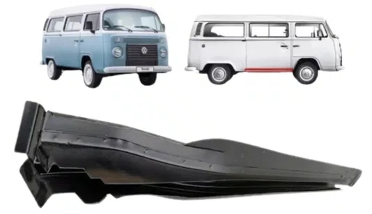Caixa de Ar Kombi 1997 lado Direito com Trilho.