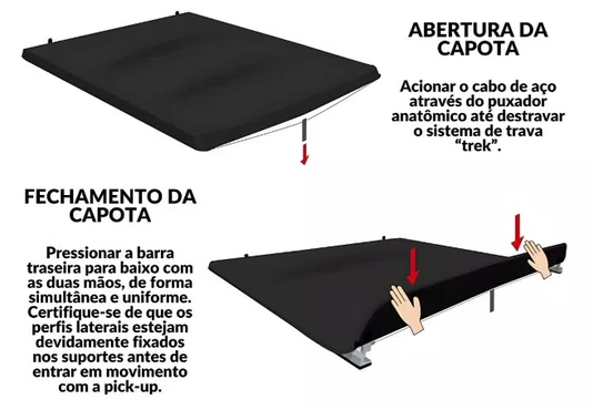 Capota Maritima Chevrolet Montana - Modelo Sem Grade | Linha DHF