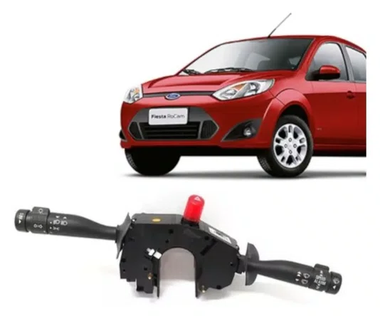 Chave de Seta Ford Fiesta Hatch (2010 a 2014) - Com Speed e Limpador Traseiro