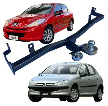 Engate de Reboque Brucke Peugeot 206 / 207 Hatch (1999-2016)