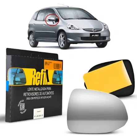 ESPELHO RETROVISOR HONDA FIT 2003 A 2006 LADO DIREITO