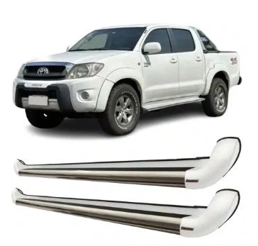 ESTRIBO HILUX 12 EM DIANTE BRANCO POLAR