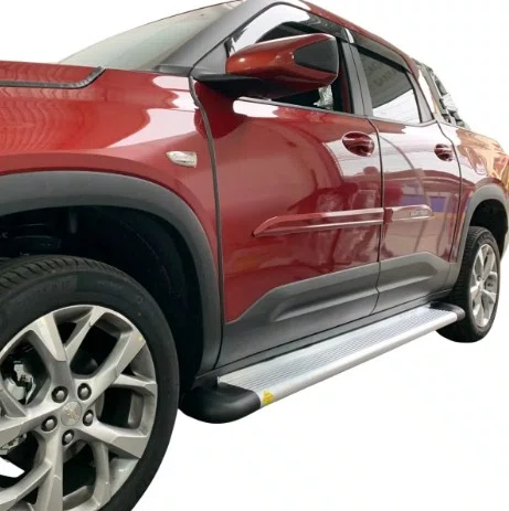 Estribo Lateral Alumnio Natural - Chevrolet S10 Cabine Simples (2012 a 2026)