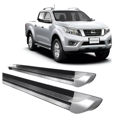 Estribo Lateral Class Prata - Nissan Frontier CD (2017 a 2026)