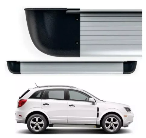 Estribo Lateral Prata - Chevrolet Captiva (Todos os Anos)