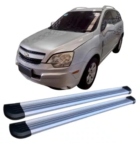 Estribo Lateral Prata - Chevrolet Captiva (Todos os Anos)