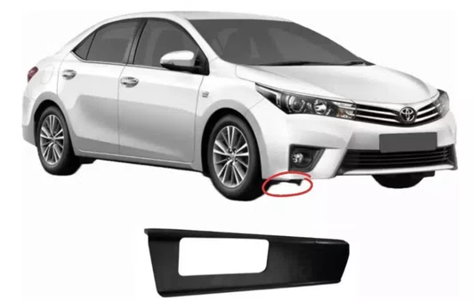 Extensao do Protetor de Para-lama Lado Direito (Para-barro) - Toyota Corolla (2015 a 2019)