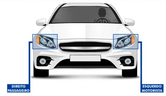 Farol Chevrolet Agile / Montana Mascara Cromada Lado Esquerdo 2010 ate 2013
