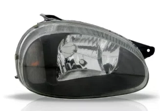 Farol Chevrolet Corsa Mascara Negra Lado Direito 2000 ate 2010