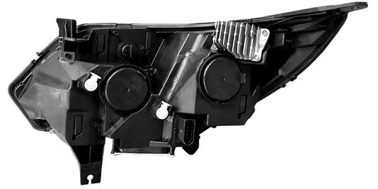 Farol Chevrolet S10 2017 ate 2024 Com Led - Friso Cromado Lado Direito