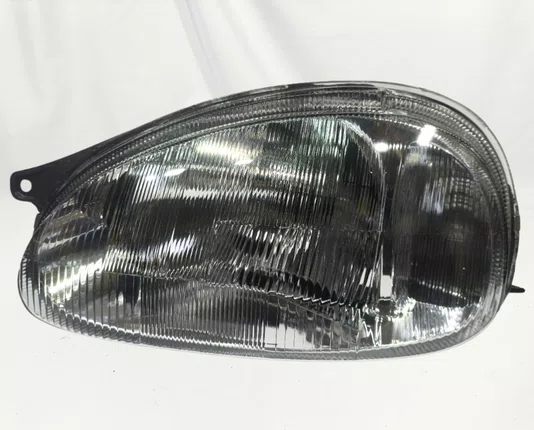 Farol de Vidro Chevrolet Corsa Mascara Cromada Lado Esquerdo 1994 ate 2000