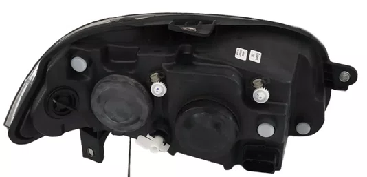 Farol Fiat Palio Preto Canhao Cromado Lado Esquerdo 2010 ate 2012