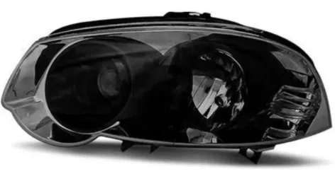 Farol Fiat Palio Canhao Preto Lado Esquerdo 2010 ate 2012