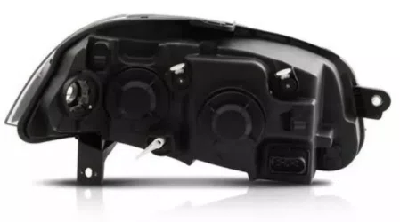 Farol Fiat Palio Canhao Preto Lado Esquerdo 2010 ate 2012