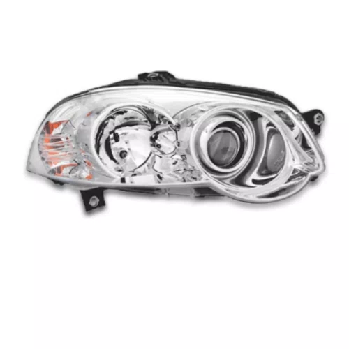 Farol Fiat Palio Preto Canhao Cromado Lado Direito 2010 ate 2012