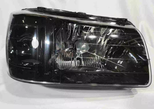 Farol Fiat Uno 2004 ate 2013 Mascara Negra Lado Direito