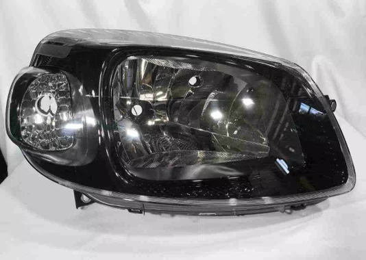Farol Fiat Uno G2 - 2009 ate 2014 Mascara Negra Lado Direito