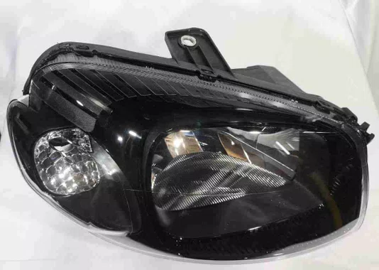 Farol Fiat Uno G2 - 2009 ate 2014 Mascara Negra Lado Direito