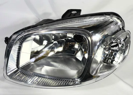 Farol Fiat Uno G2 - 2009 ate 2014  Cromado Lado Esquerdo