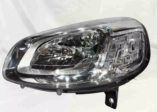 Farol Fiat Uno G2 Cromado Lado Esquerdo 2015 Ate 2021