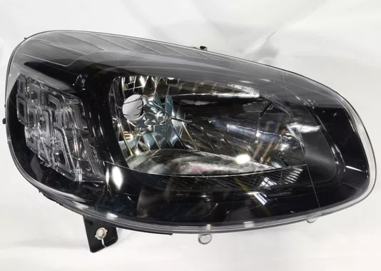 Farol Fiat Uno G2 Mascara Negra Lado Direito 2015 Ate 2021