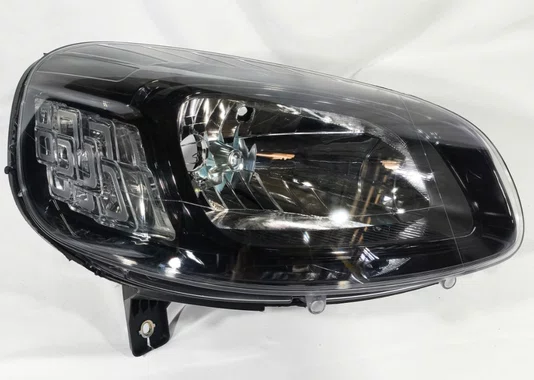 Farol Fiat Uno G2 Mascara Negra Lado Direito 2015 Ate 2021