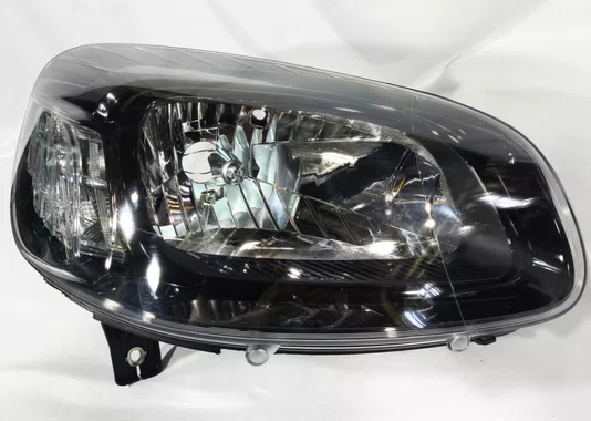Farol Fiat Uno G2 Mascara Negra Lado Direito 2015 Ate 2021