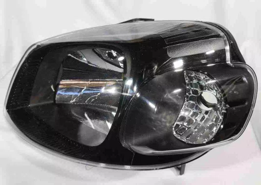 Farol Fiat Uno G2 Mascara Negra Lado Esquerdo 2010 Ate 2015