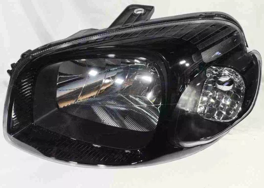 Farol Fiat Uno G2 Mascara Negra Lado Esquerdo 2010 Ate 2015