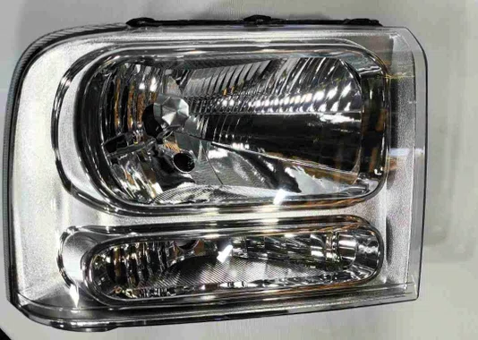 Farol Ford F250 Com Pisca Cromado Lado Direito 2006 Ate 2014