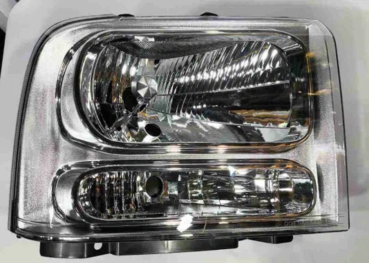 Farol Ford F250 Com Pisca Cromado Lado Direito 2006 Ate 2014