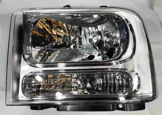 Farol Ford F250 Com Pisca Cromado Lado Esquerdo 2006 Ate 2014