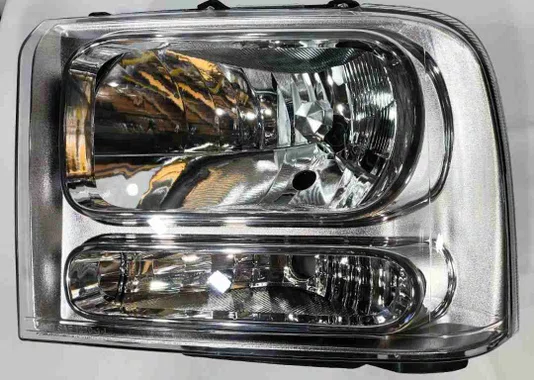 Farol Ford F250 Com Pisca Cromado Lado Esquerdo 2006 Ate 2014