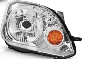 Farol Ford Fiesta Com Pisca Ambar Lado Direito 2000 Ate 2002