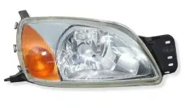 Farol Ford Fiesta Com Pisca Ambar Lado Direito 2000 Ate 2002