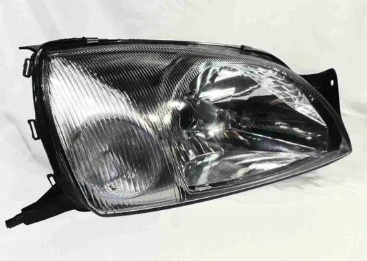 Farol Ford Fiesta Com Pisca Cromado Lado Direito 2000 Ate 2002