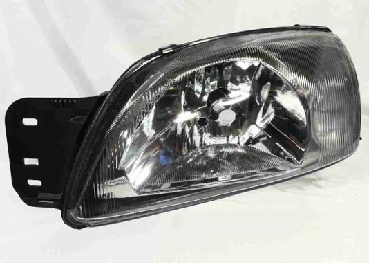 Farol Ford Fiesta Com Pisca Cromado Lado Esquerdo 2000 Ate 2002