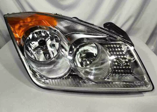 Farol Ford Fiesta Cromado Lado Direito 2008 Ate 2010